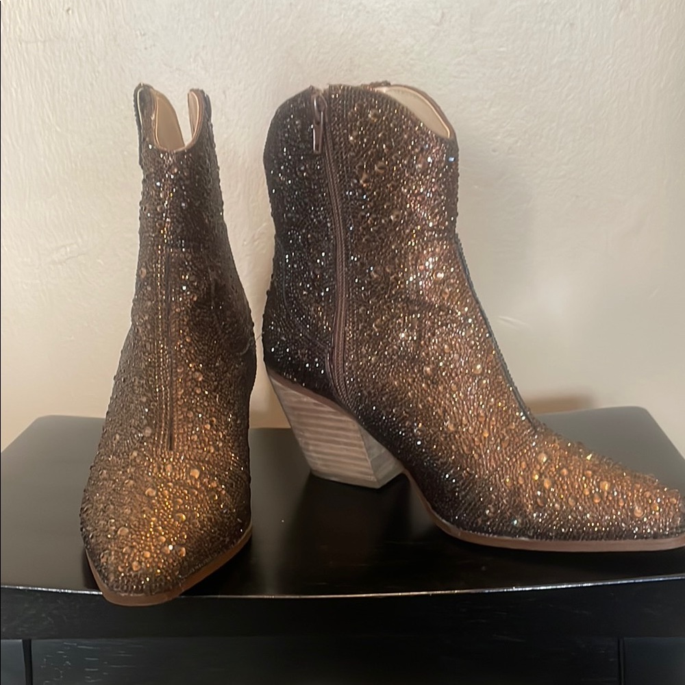 Sparkling Ankle Boots